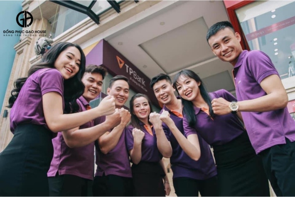 áo polo tpbank đồng phục