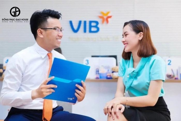 áo sơ mi đồng phục vib bank