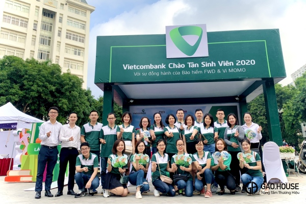 áo thun polo đồng phục ngân hàng Vietcombank
