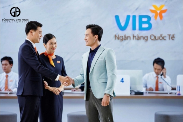 áo vest đồng phục ngân hàng vib