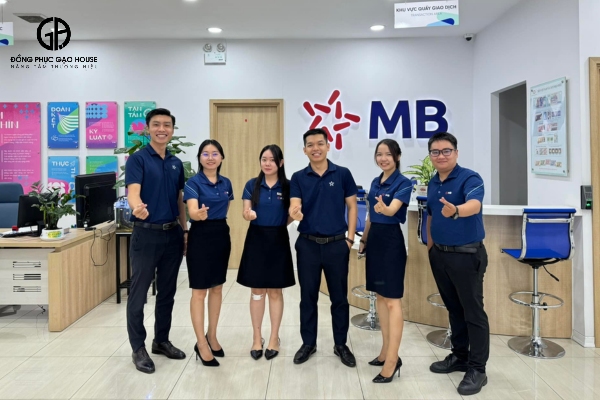 đặt may đồng phục ngân hàng quân đội