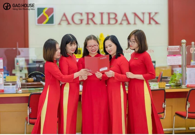 đồng phục áo dài ngân hàng Agribank