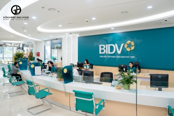 đồng phục ngân hàng bidv