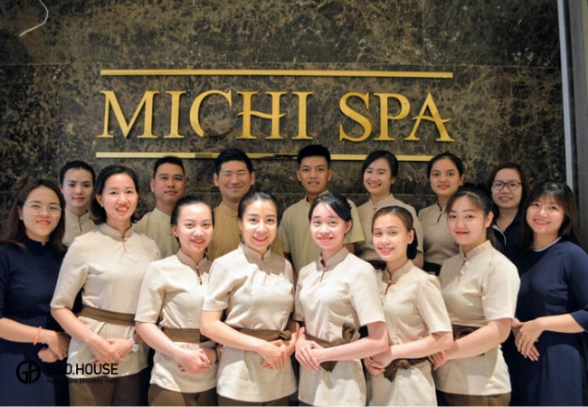 đồng phục nhân viên spa