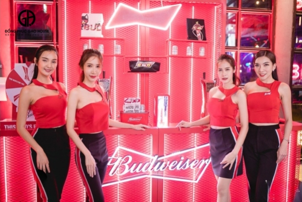 mẫu đồng phục bia budweiser đẹp