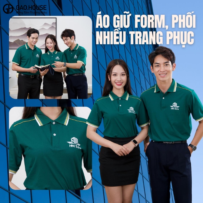 may áo thun đồng phục cao cấp