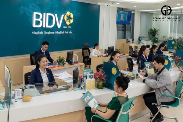 may áo vest đồng phục bidv