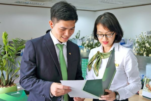 may đồng phục ngân hàng vietcombank