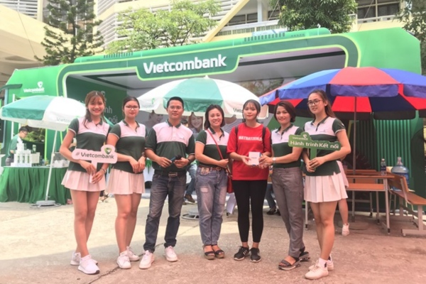 vietcombank đồng phục polo