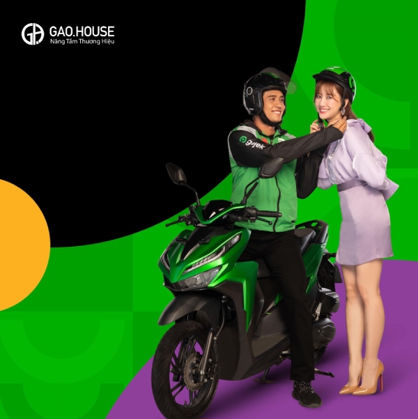 áo dài tay đồng phục gojek