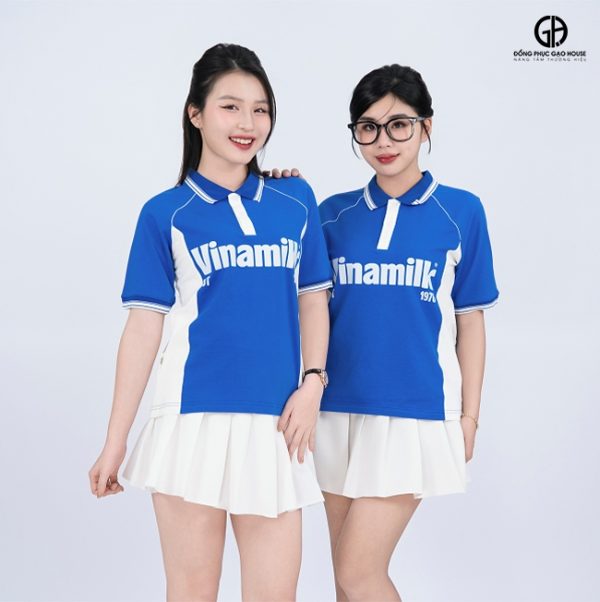 Áo Đồng Phục Công Ty Vinamilk Xanh Lan Tỏa Niềm Vui - Hình ảnh 3