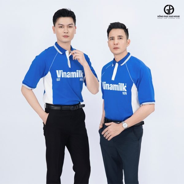 Áo Đồng Phục Công Ty Vinamilk Xanh Lan Tỏa Niềm Vui - Hình ảnh 4