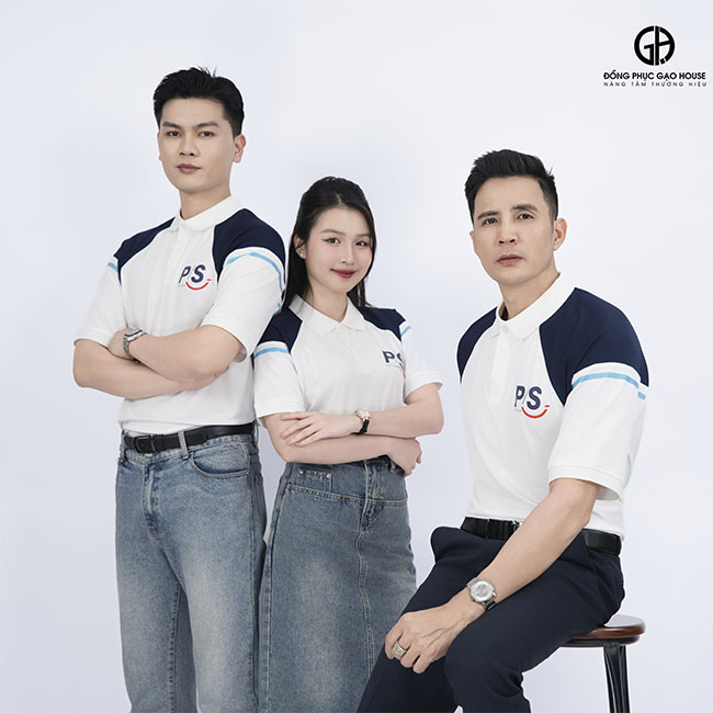 áo đồng phục polo công ty thanh lịch