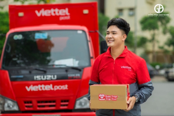 áo khoác đồng phục giao hàng viettel post