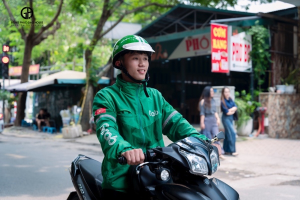 áo khoác đồng phục grab đẹp