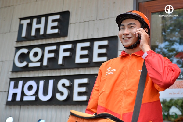 áo khoác nhân viên giao hàng the coffee house