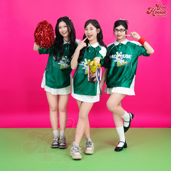 áo lớp g-bling xanh lá polo