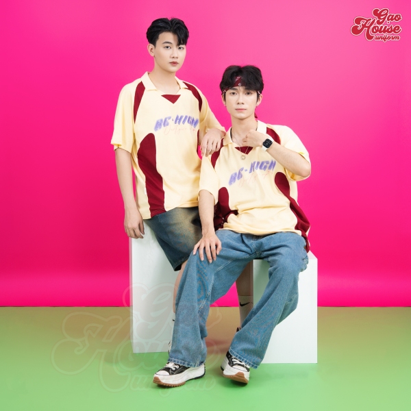 áo lớp sportemix màu vàng pastel