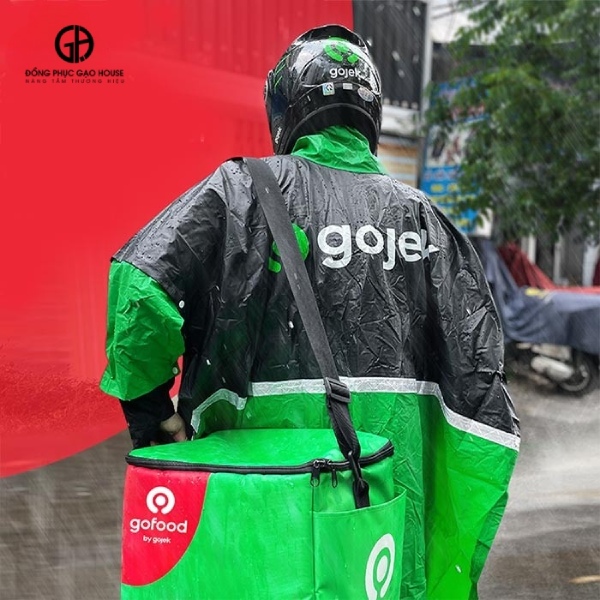 áo mưa đồng phục gojek