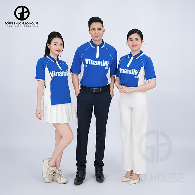 áo phông đồng phục công ty vinamilk