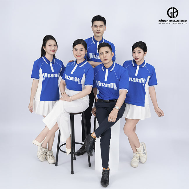 áo phông đồng phục công ty vinamilk