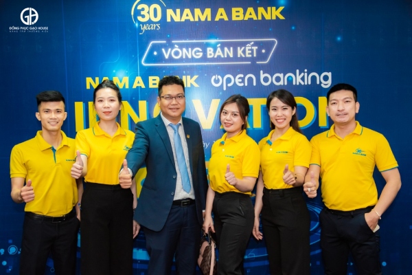 áo polo đồng phục ngân hàng nam á bank
