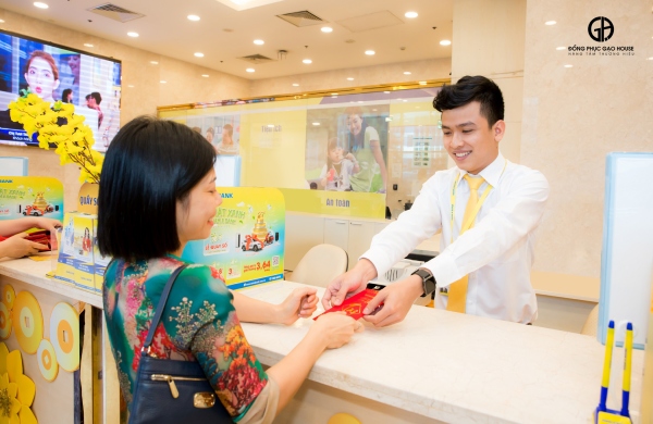 áo sơ mi đồng phục ngân hàng nam á