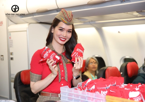 áo sơ mi đồng phục vietjet