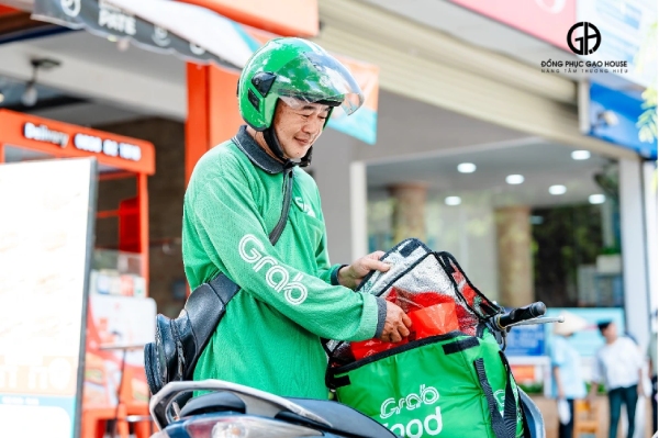 áo thun đồng phục grab dài tay