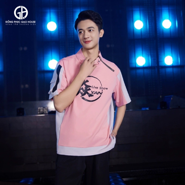 áo thun đồng phục karaoke cổ tròn