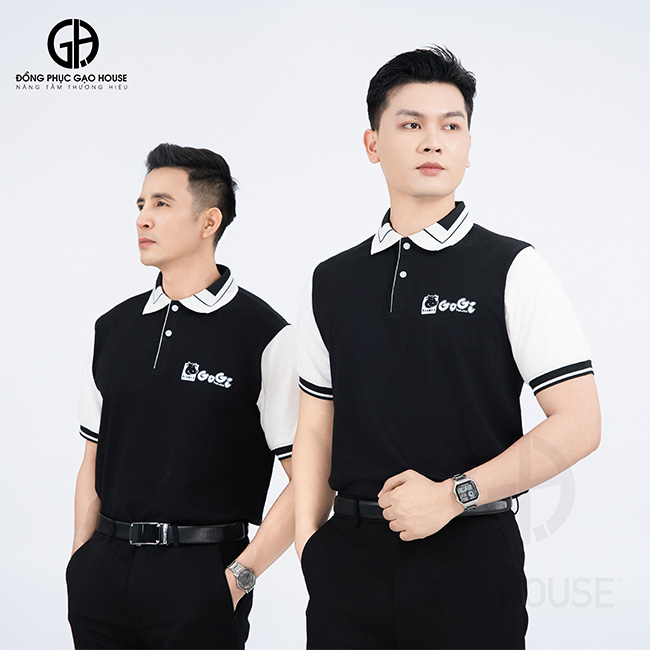 áo thun đồng phục nhà hàng gogi đẹp