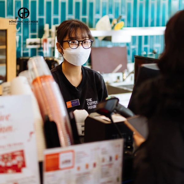 áo thun đồng phục the coffee house cổ tròn
