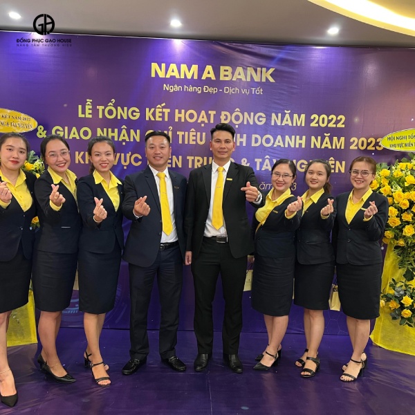 áo vest đồng phục ngân hàng nam á bank