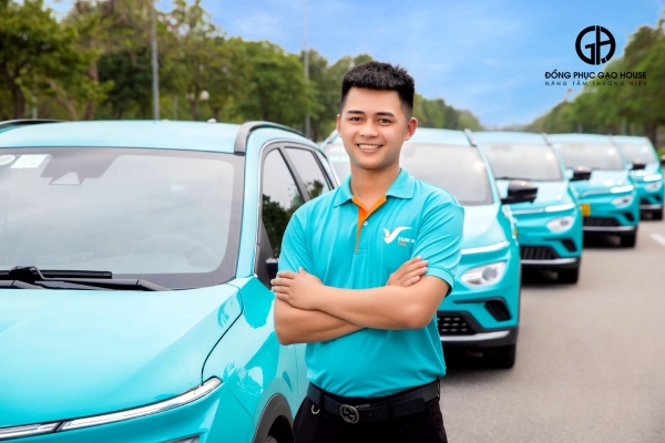 chất liệu vải đồng phục xanh sm