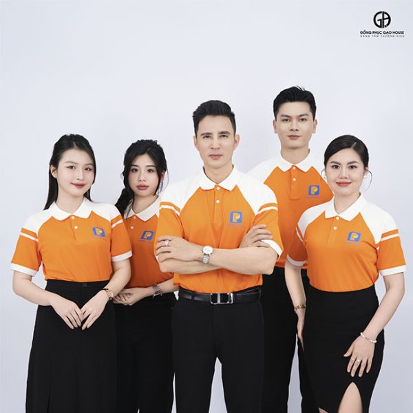 đồng phục doanh nghiệp petrolimex cổ bẻ