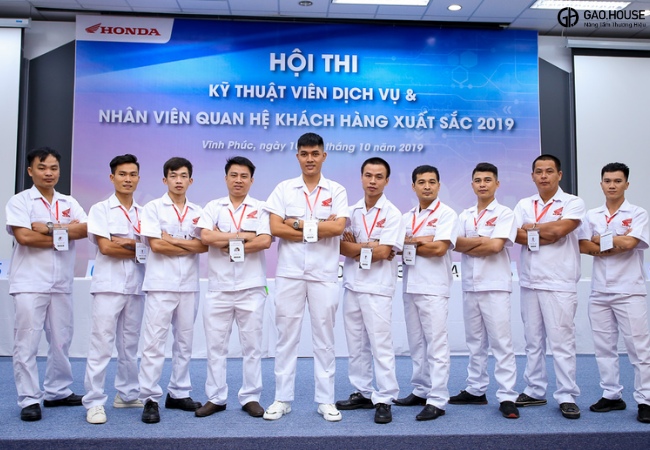 đồng phục kỹ thuật viên honda
