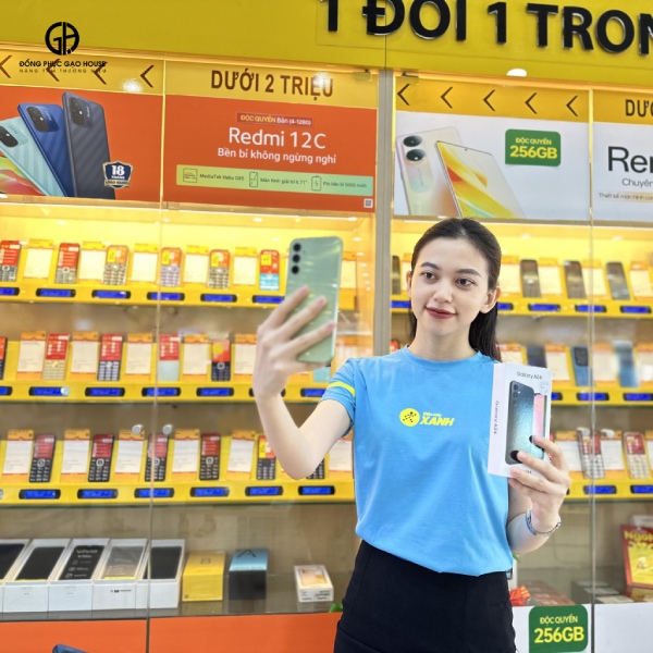 đồng phục nhân viên điện máy xanh
