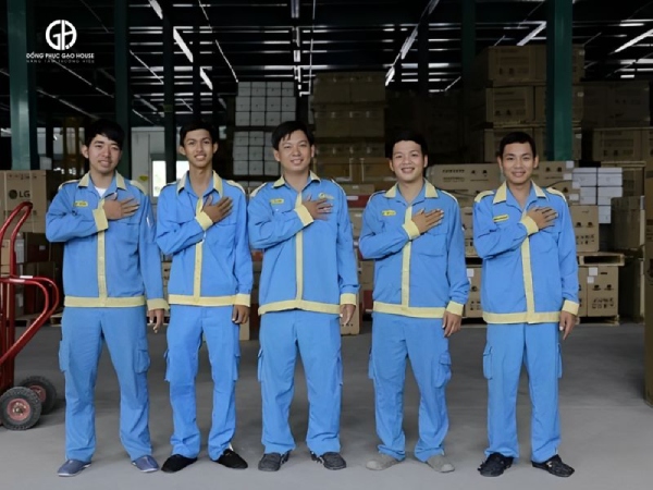 đồng phục nhân viên giao hàng điện máy xanh