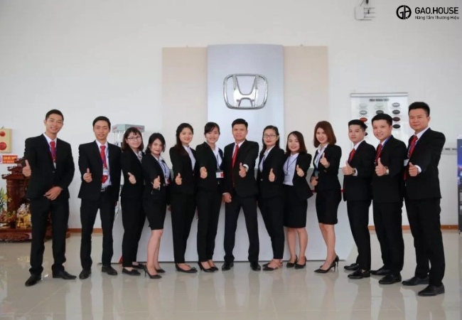 đồng phục nhân viên honda mới