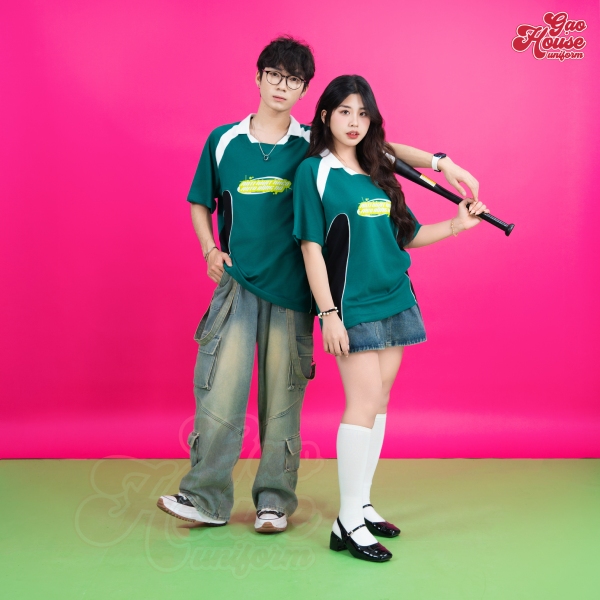 đồng phục racing green thể thao cực ngầu