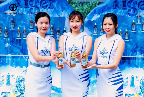 đồng phục tiếp thị bia tiger đẹp