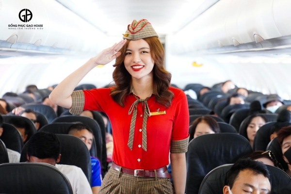 đồng phục tiếp viên hàng không vietjet nữ