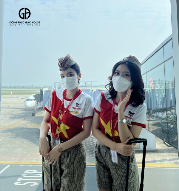 in áo đồng phục vietjet