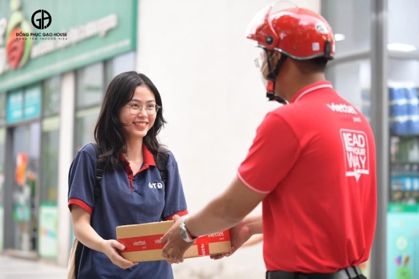 in thêu vi tính đồng phục viettel post