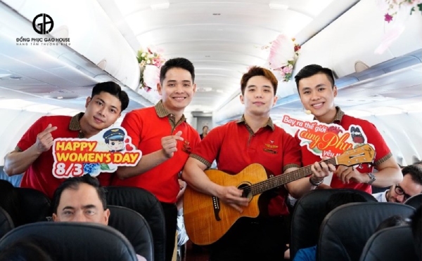 logo áo thun vietjet