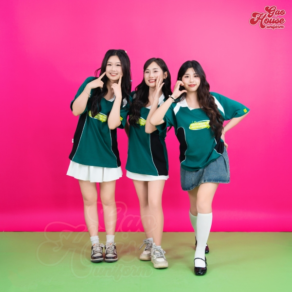 mẫu áo lớp sportemix green đẹp