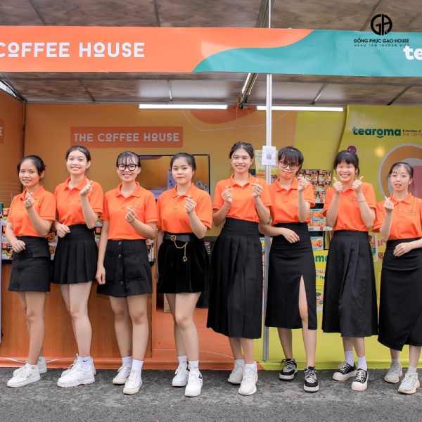màu sắc đồng phục coffee house