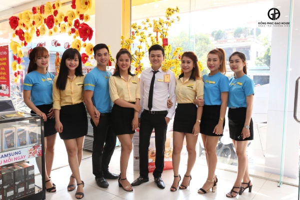 màu sắc đồng phục điện máy xanh
