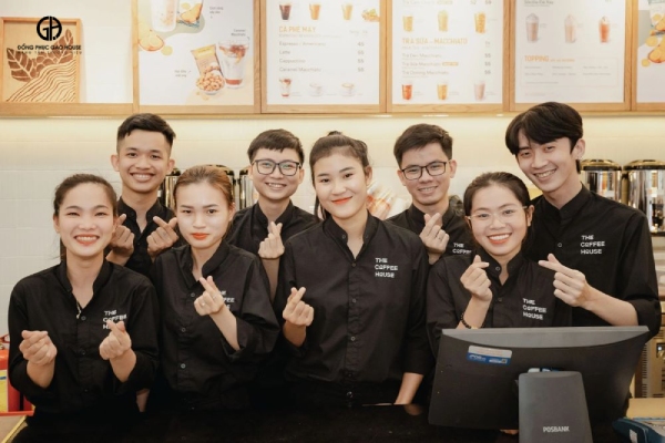 màu sắc đồng phục the coffee house