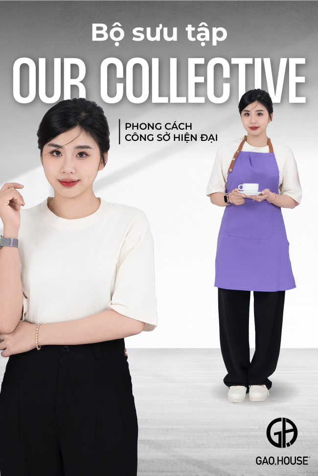 May áo thun đồng phục doanh nghiệp màu kem